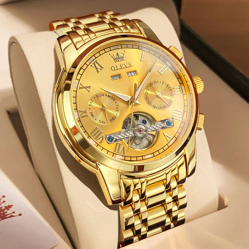 OLEVS 6607 Automatic Calendar Watch