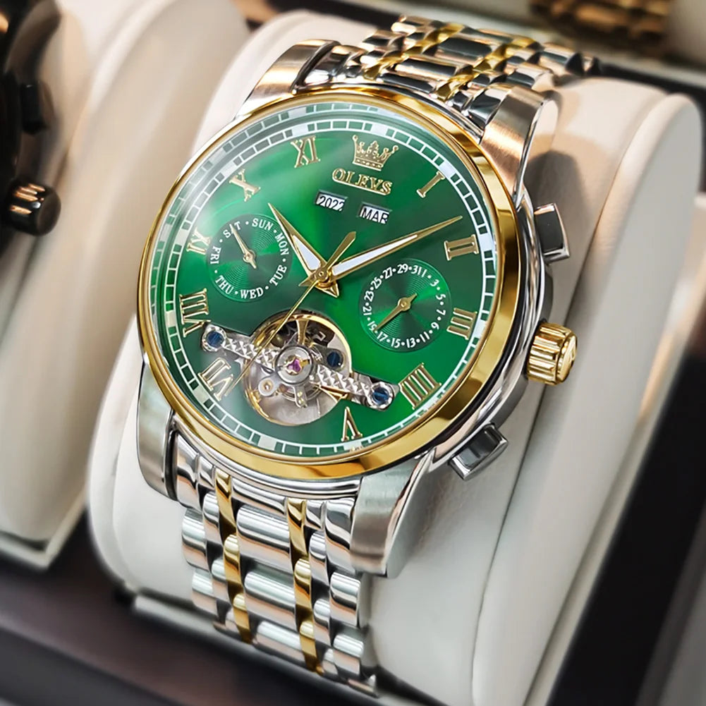 OLEVS 6607 Automatic Calendar Watch