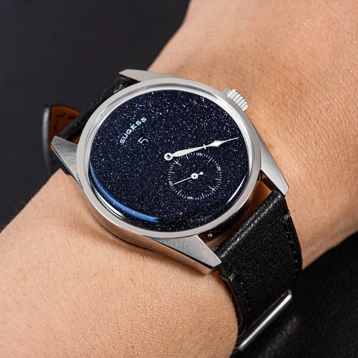 Sugess S451 38mm Automatic Watch with Aventurine Dial