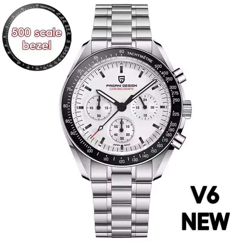 PAGANI DESIGN Moon Chronograph Watch – Sapphire Crystal 100M