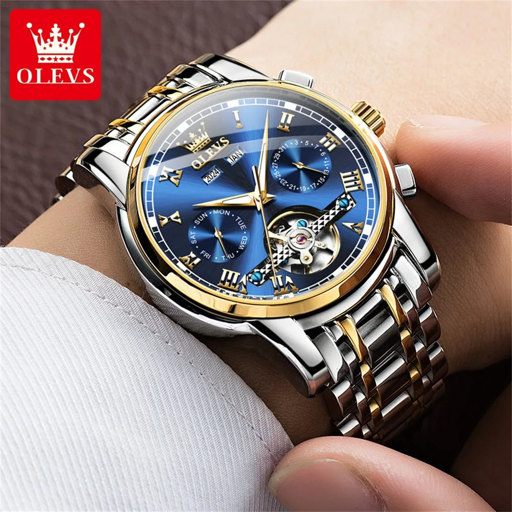 OLEVS 6607 Automatic Calendar Watch