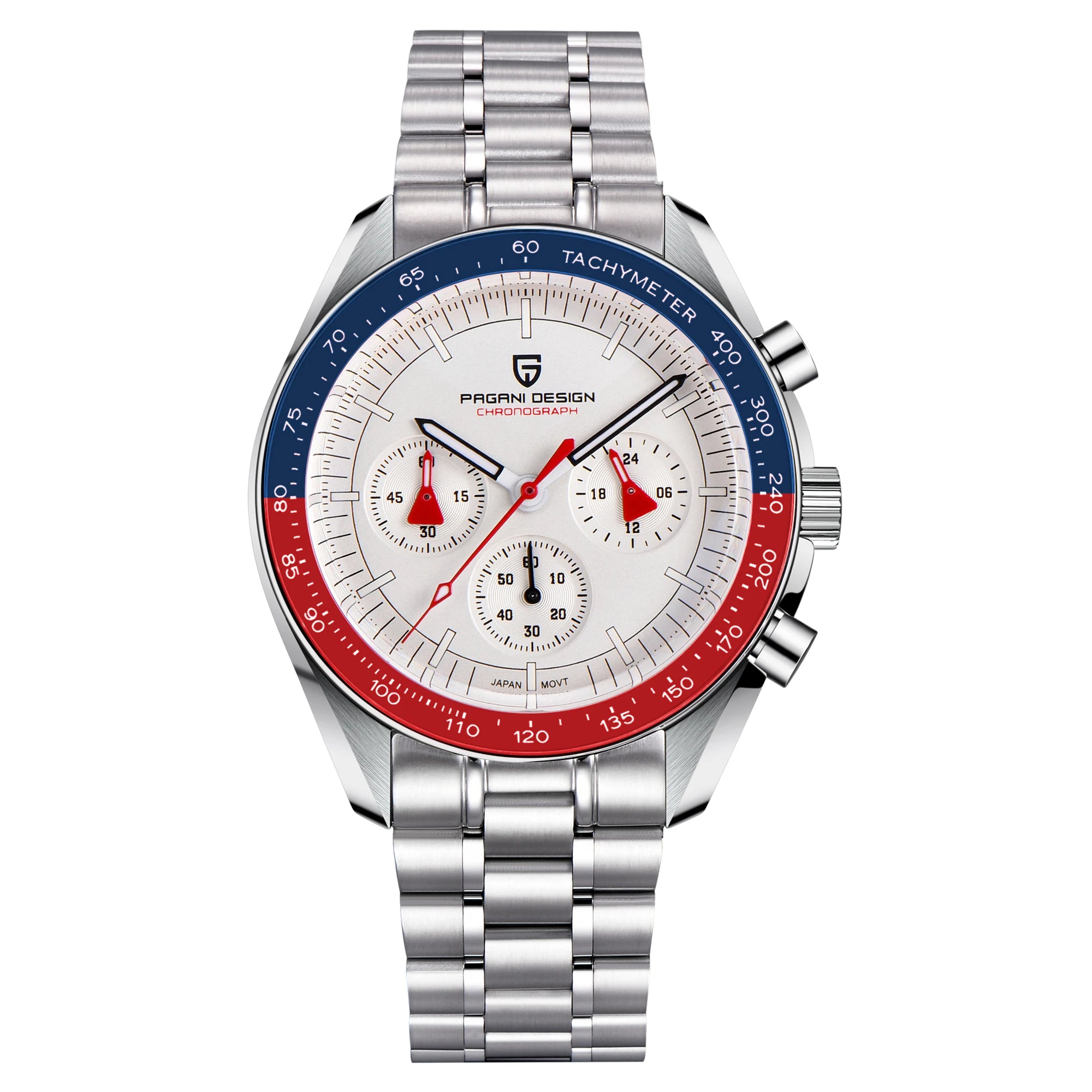 PAGANI DESIGN Moon Chronograph Watch – Sapphire Crystal 100M
