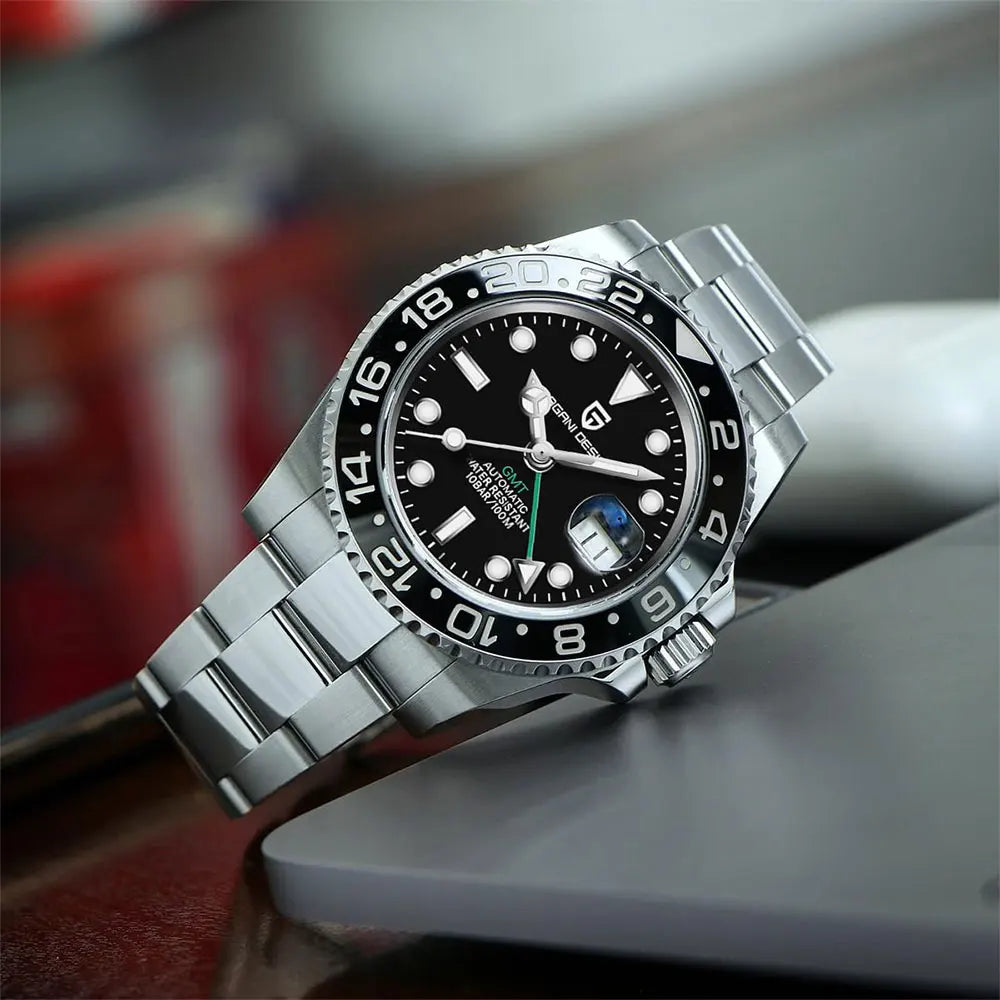 PAGANI DESIGN GMT Automatic Watch – Sapphire Crystal