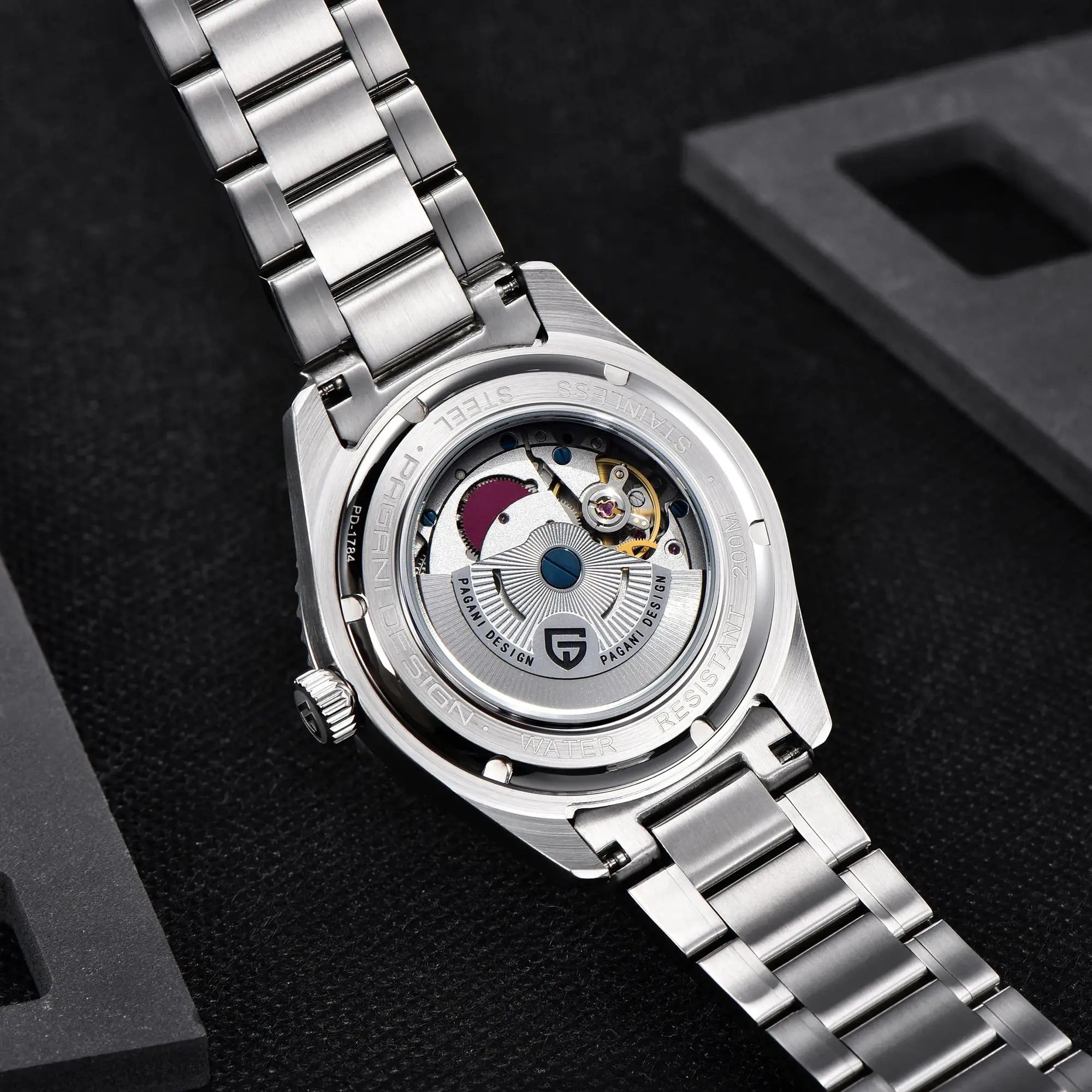 PAGANI DESIGN PD1784 GMT Automatic Watch – Sapphire Crystal 200M