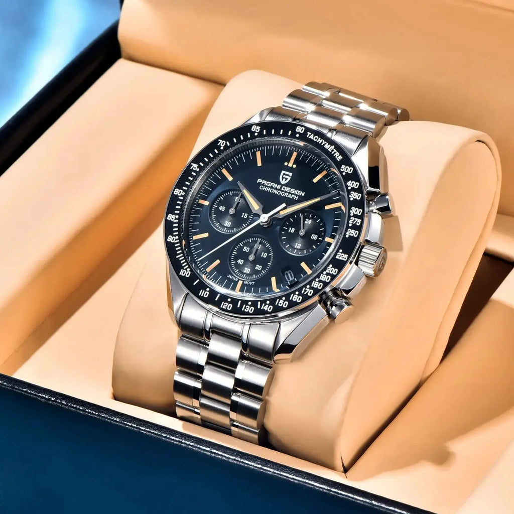 PAGANI DESIGN Moon Chronograph Watch – Sapphire Crystal 100M