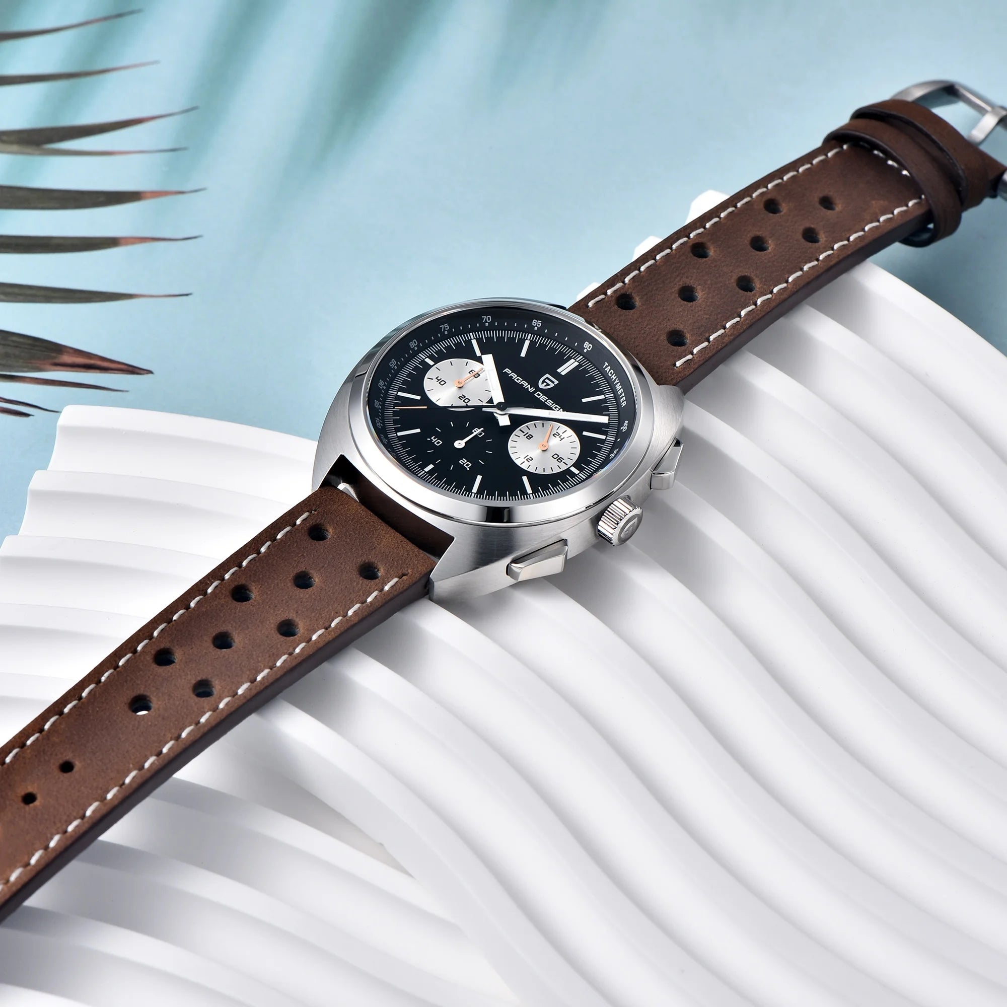 PAGANI DESIGN Panda Chronograph Watch – Sapphire Crystal