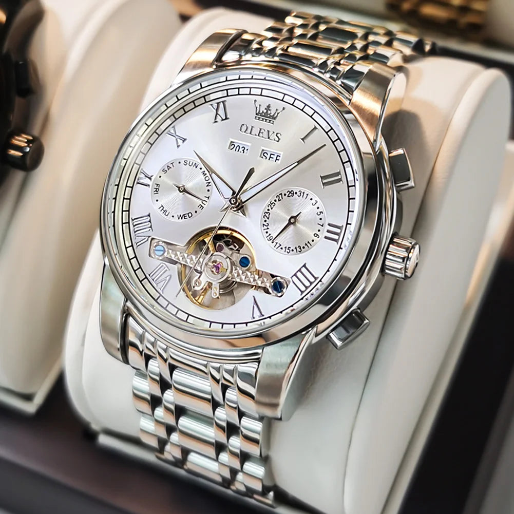 OLEVS 6607 Automatic Calendar Watch