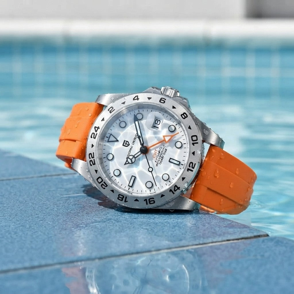 Pagani Design GMT Automatic Watch - Dual Time Functionality