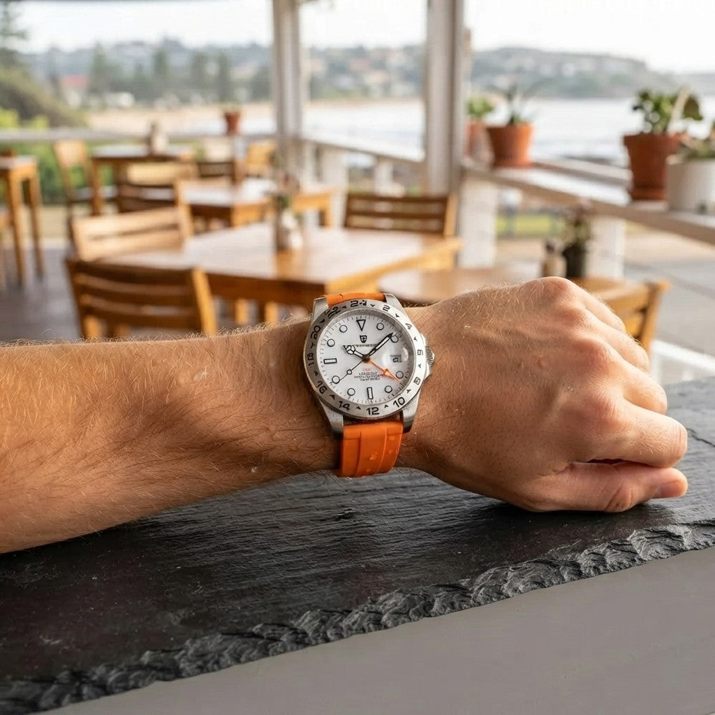 Pagani Design GMT Automatic Watch - Dual Time Functionality