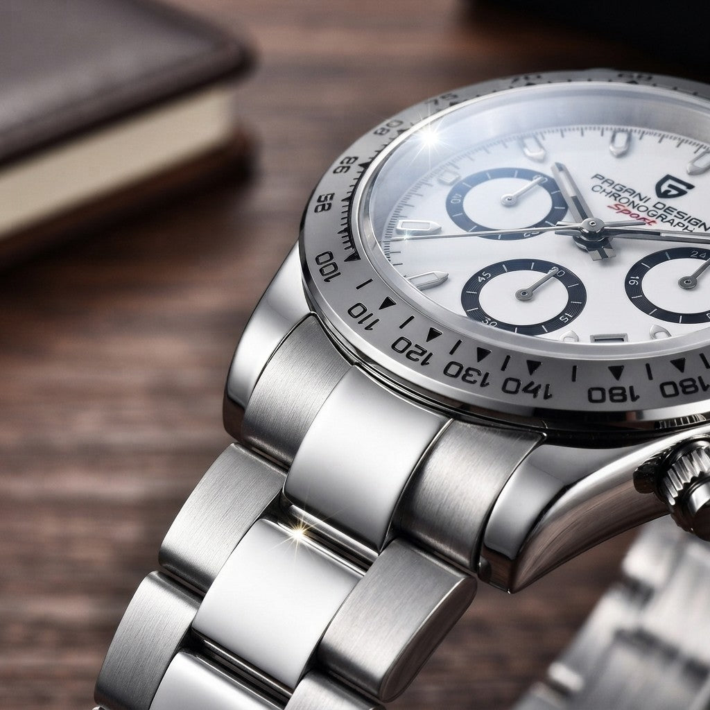 Pagani Design Quartz Chronograph Watch in Sky Blue