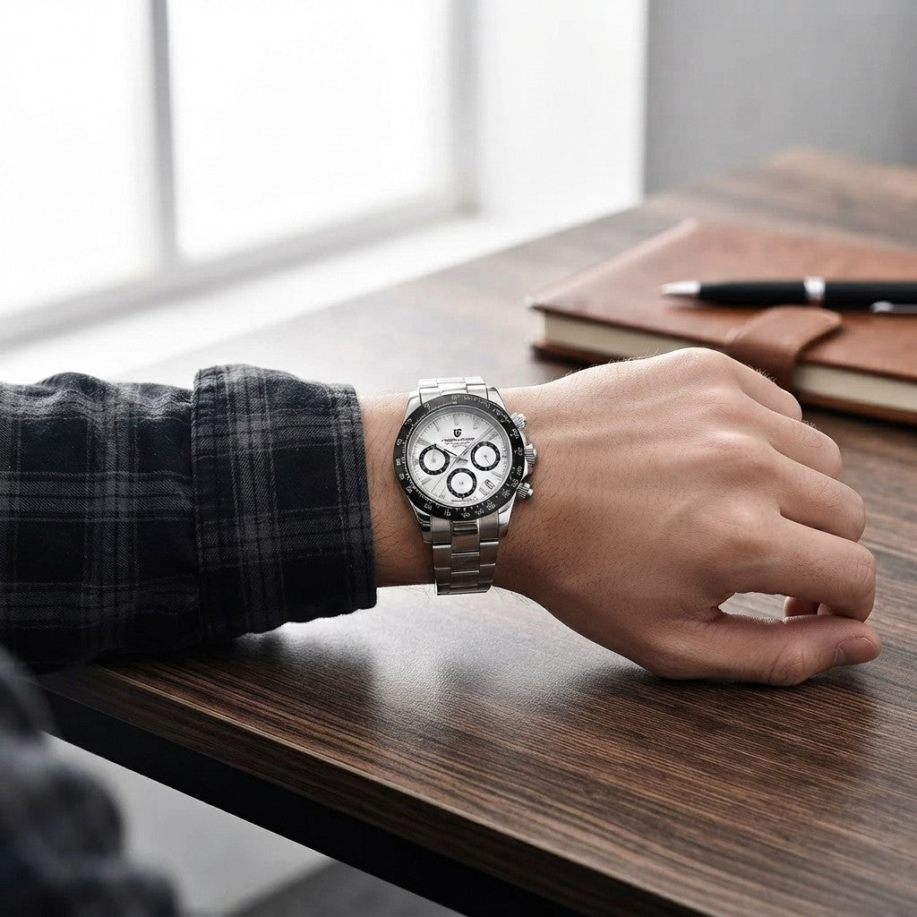 Stylish Pagani Design Quartz Chronograph Watch
